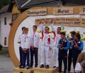 Equipe de France de C1 descente junior championne du monde 2017
